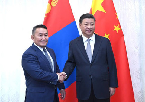 중국에간 몽골 대통령 | 인스티즈