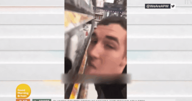 미국 마트에서 체포된 남자.gif(더러움주의) | 인스티즈