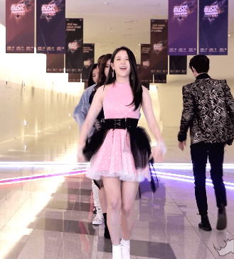 MAMA릴레이댄스 프로미스나인 귤꼬.GIF | 인스티즈