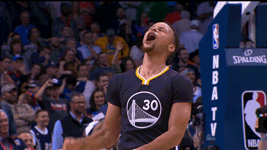 "CURRY, WAY DOWNTOWN... BANG! BANG! OH WHAT A SHOT FROM CURRY!!" | 인스티즈
