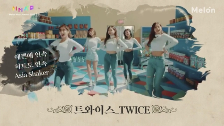 멜론 10주년 가장 사랑받은 노래 TOP10 : 트와이스 - Cheer Up! | 인스티즈