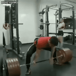 헬스장에서 조심해야 하는 사고중 하나.gif | 인스티즈