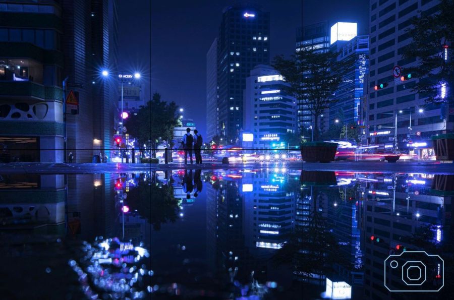 사이버펑크 인스타에 올라온 서울 밤거리 사진.jpg | 인스티즈