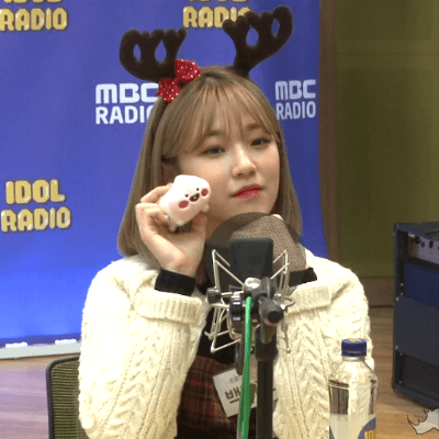 라디오 아이돌리그 출연해 하드캐리한 프로미스나인 막내 백지헌.GIF | 인스티즈