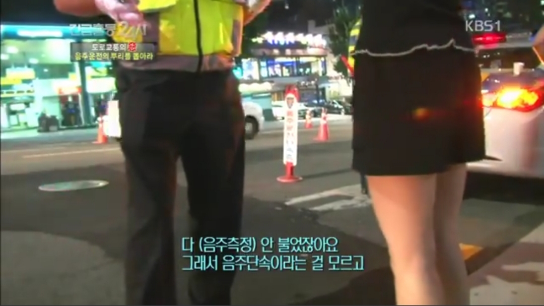음주단속현장에서 도주한 여성 | 인스티즈