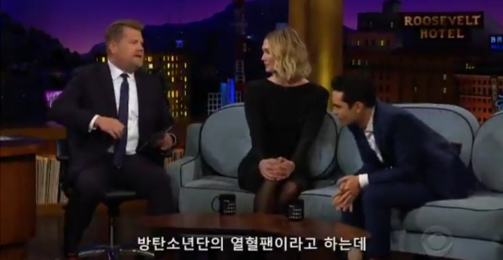 오늘자 미국 토크쇼에서 방탄소년단 팬이라는 맥스 밍겔라 | 인스티즈