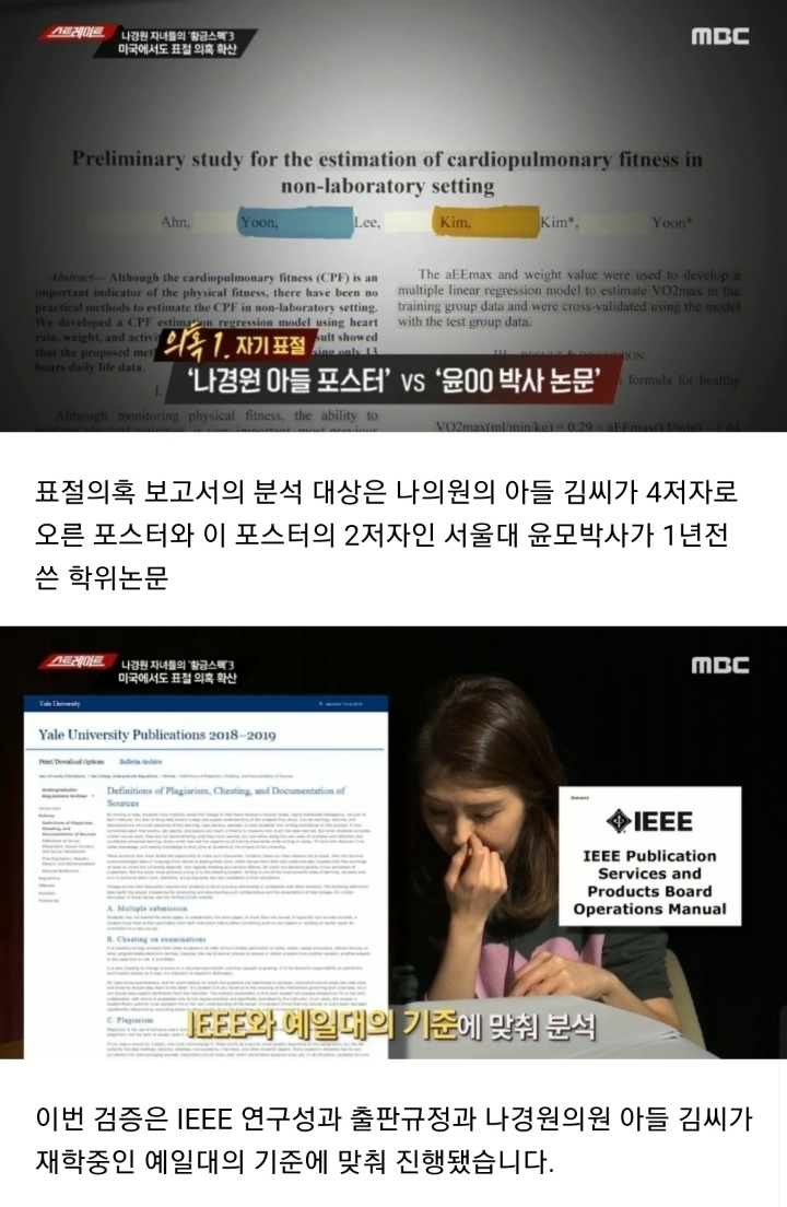 나경원 의원 아들 김씨 포스터 미국에서도 표절의혹 확산 (스트레이트) | 인스티즈