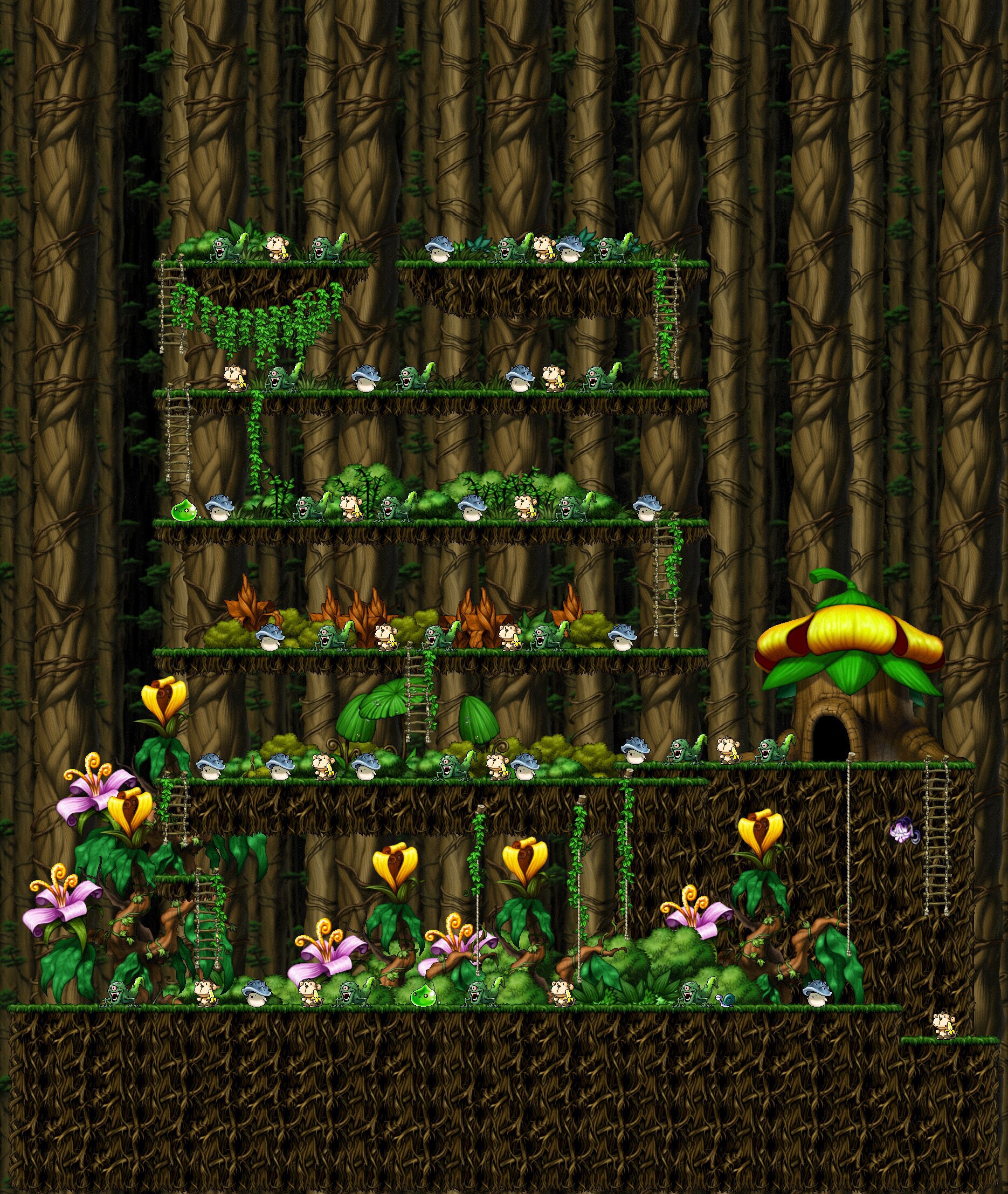 메이플스토리 슬리피우드 마을.jpg | 인스티즈