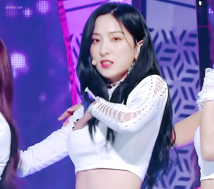 우주소녀 은서 금발 vs 흑발.jpgif | 인스티즈