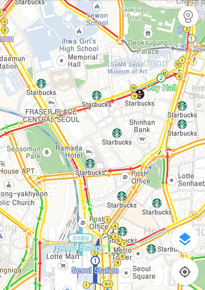 생각보다 스타벅스가 엄청 밀집되어있는 곳.JPG | 인스티즈