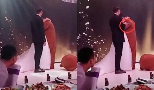 "행복해야 해"…'전 여친' 결혼식장에 '곰 인형' 탈 쓰고 나타나 폭풍 오열한 남성 | 인스티즈