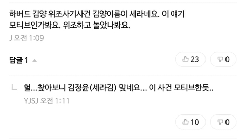 스카이캐슬 세리 캐릭터 모티브인것같은 사건(궁예) | 인스티즈