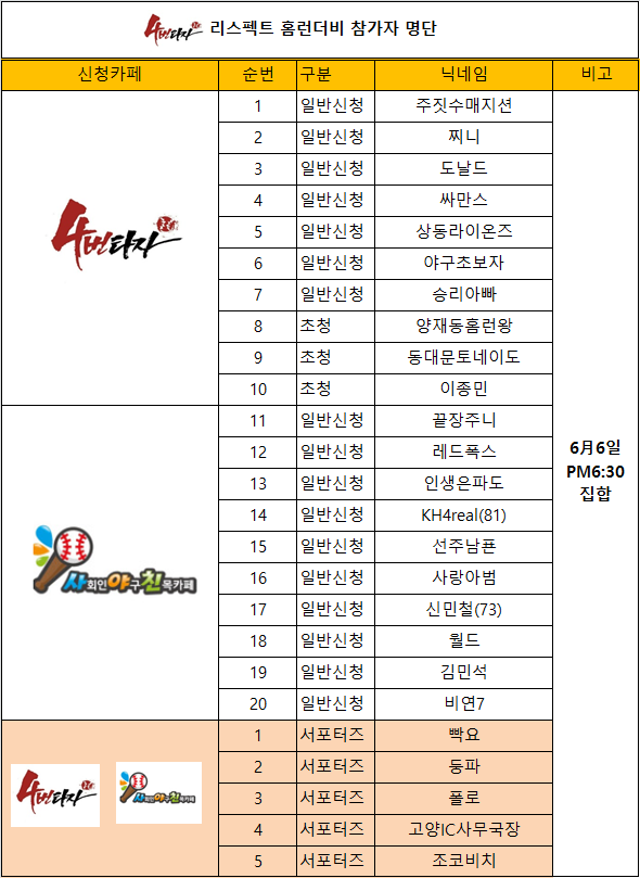 홈런카페 이미지