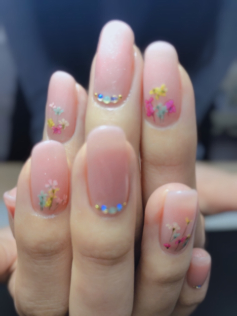 생화네일 이미지