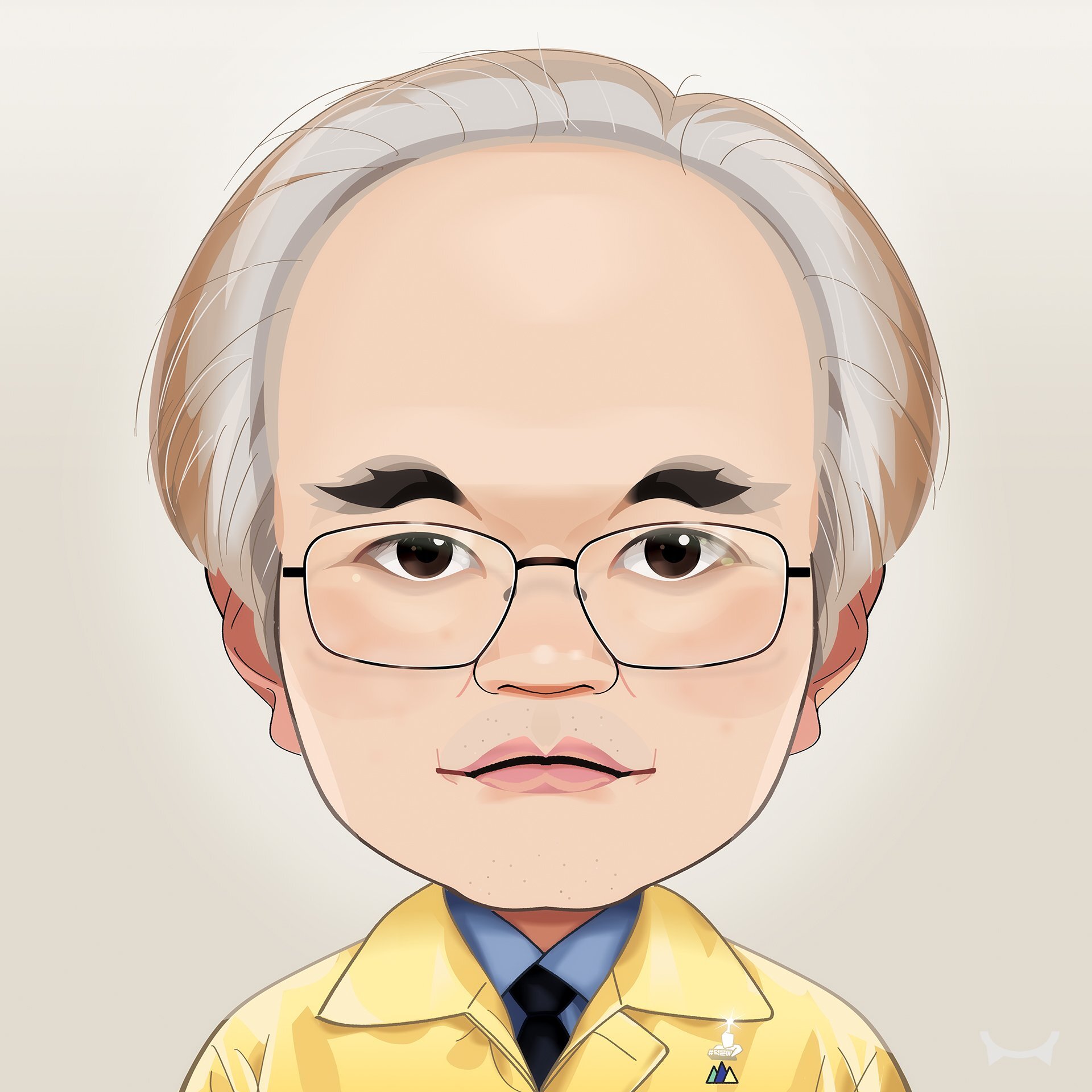 질본 힘내라고 일반인이 그린 정은경 본부장, 권준욱 부본부장 | 인스티즈