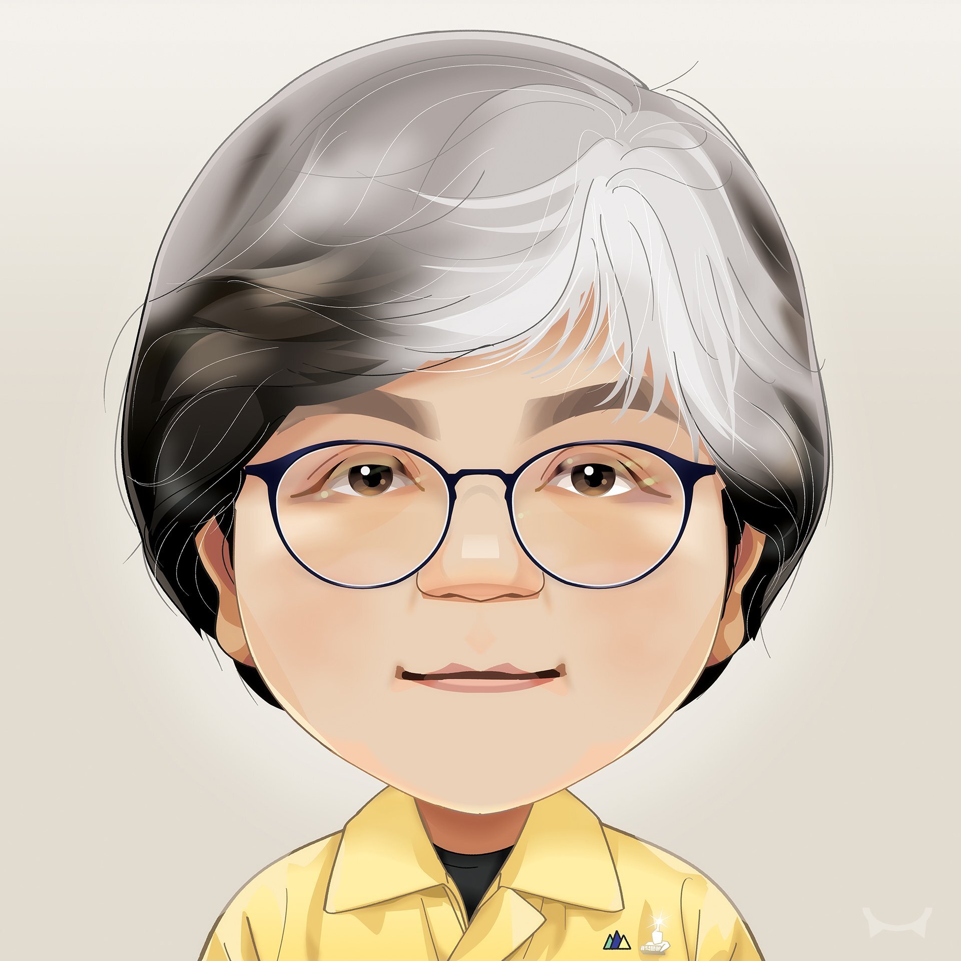 질본 힘내라고 일반인이 그린 정은경 본부장, 권준욱 부본부장 | 인스티즈