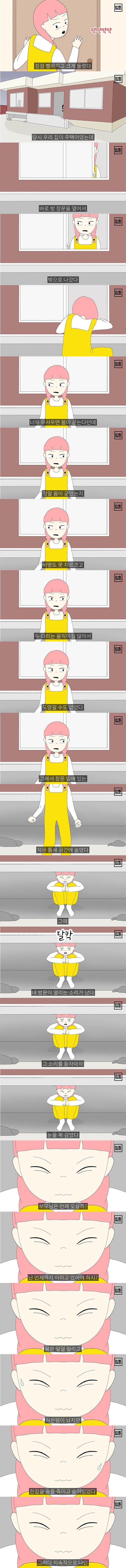 공포,스압) 혼자있는 집의 방에서 들리는 소리.jpg | 인스티즈