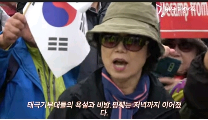 세월호 유족들에게 몰려가 욕하는 태극기 부대들 | 인스티즈