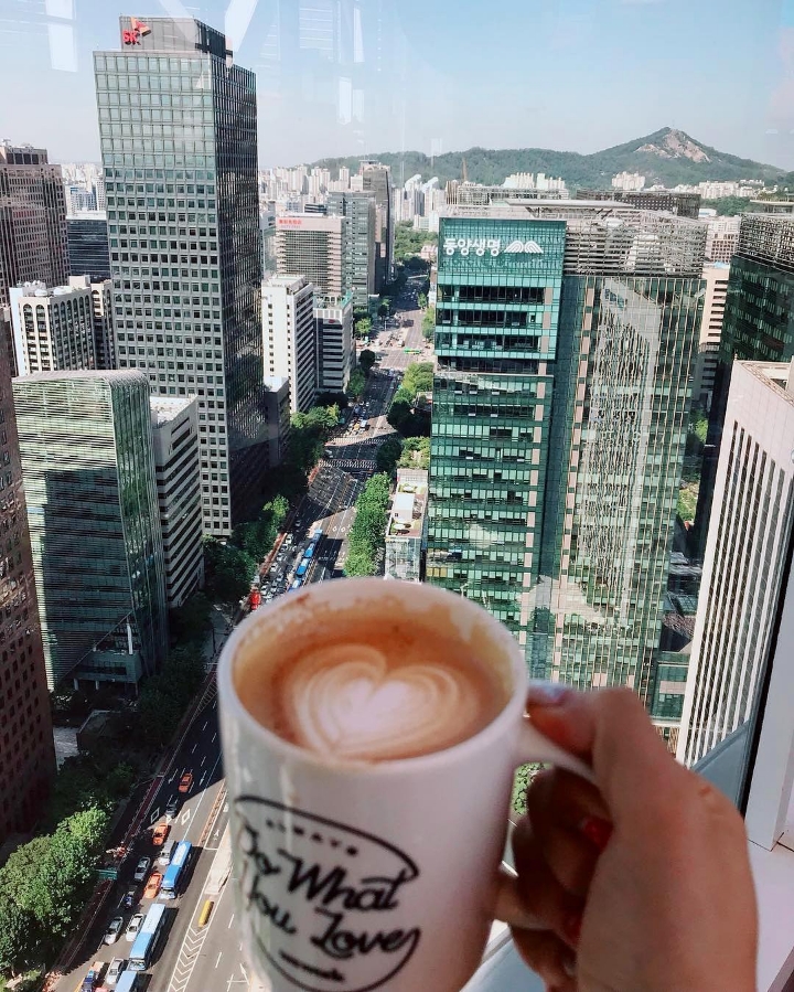 위워크에서 본 서울 | 인스티즈