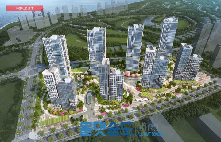 송도 힐스테이트 3차 A14 경관심의 통과 조감도 | 인스티즈