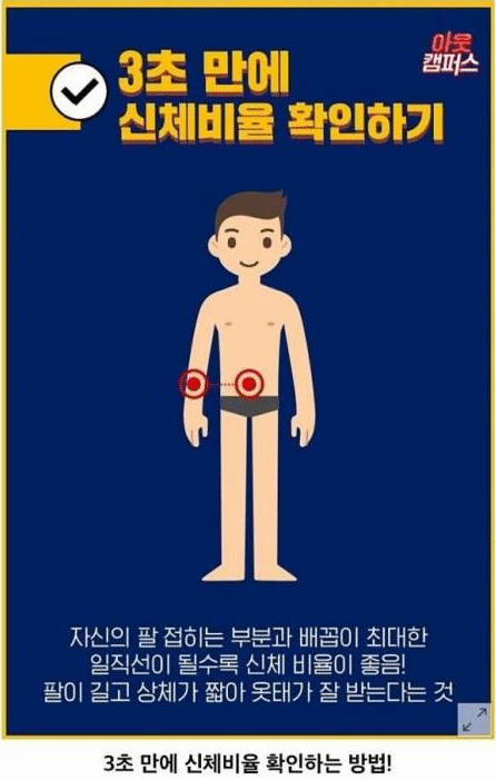 3초만에 자기 신체비율 확인하는 방법 | 인스티즈