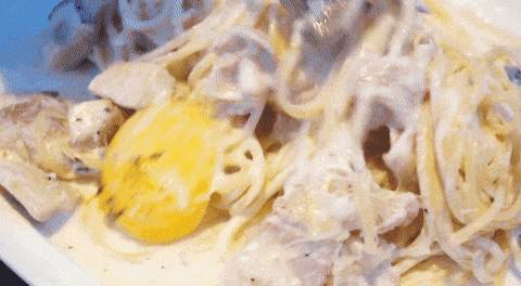 꾸덕꾸덕 크림파스타 gif | 인스티즈