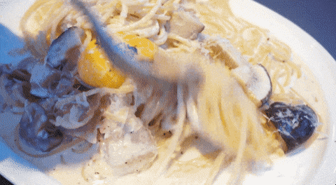 꾸덕꾸덕 크림파스타 gif | 인스티즈