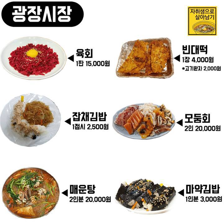 시장별 꼭 먹어야하는 대표메뉴 | 인스티즈