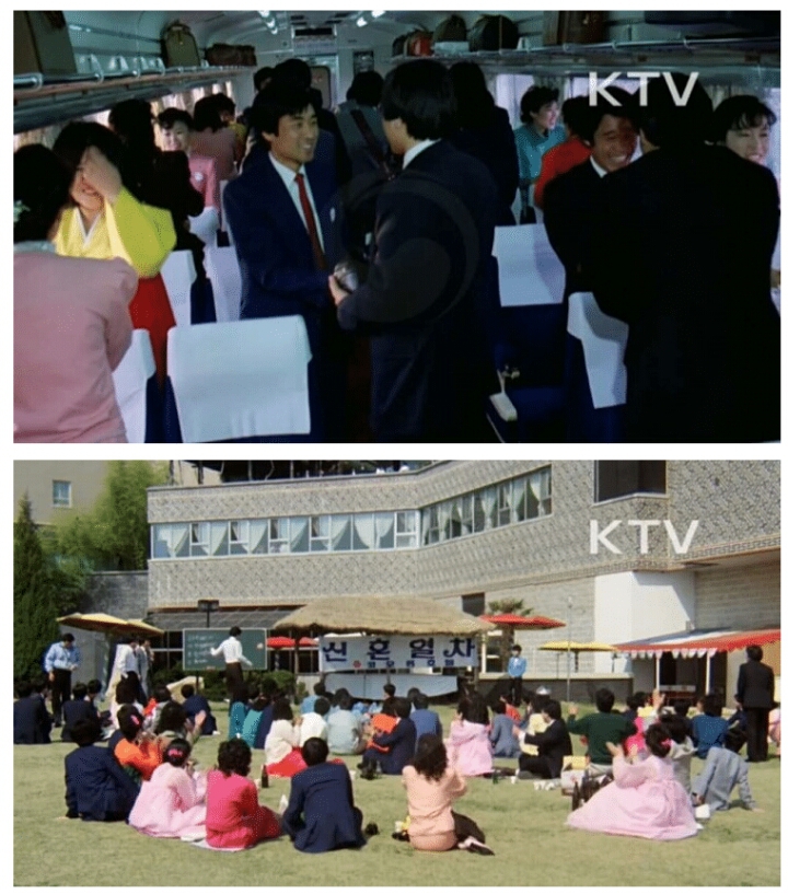 1980년대 흔했던 단체 신혼여행.gif | 인스티즈
