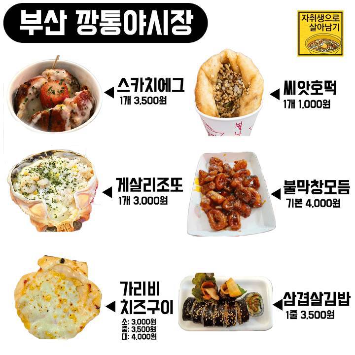 시장별 꼭 먹어야하는 대표메뉴 | 인스티즈