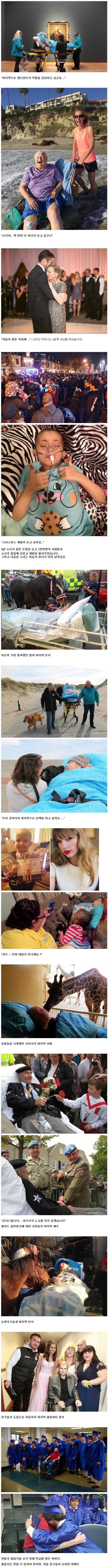 마지막 소원을 들어준 사람들 | 인스티즈