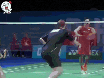 배드민턴 랠리.GIF | 인스티즈