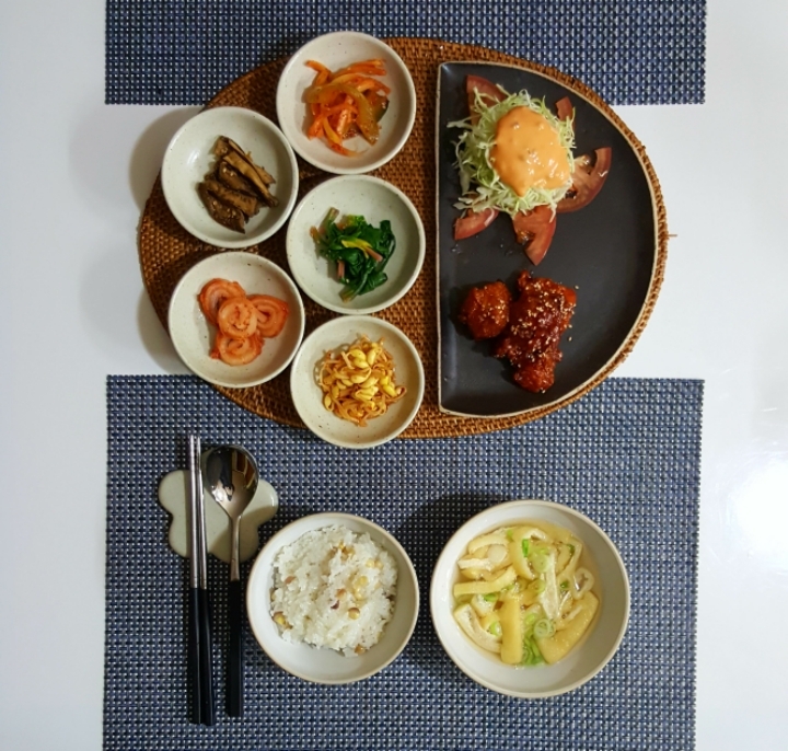 아침밥상 이미지