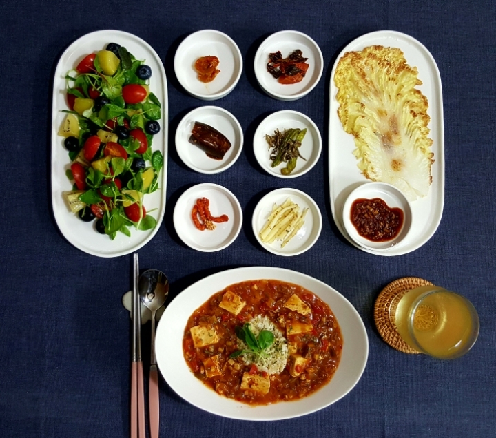 아침밥상 이미지