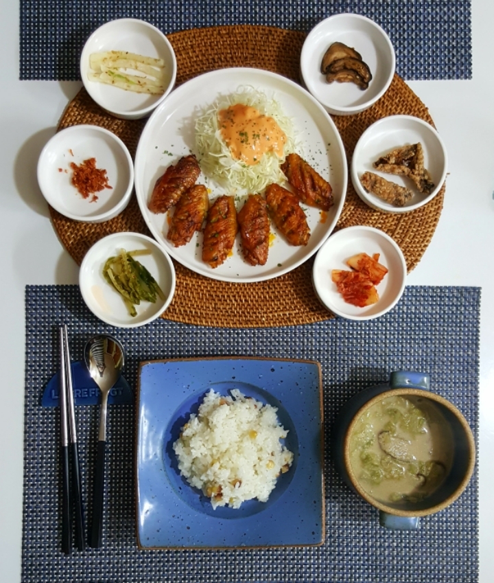 아침밥상 이미지