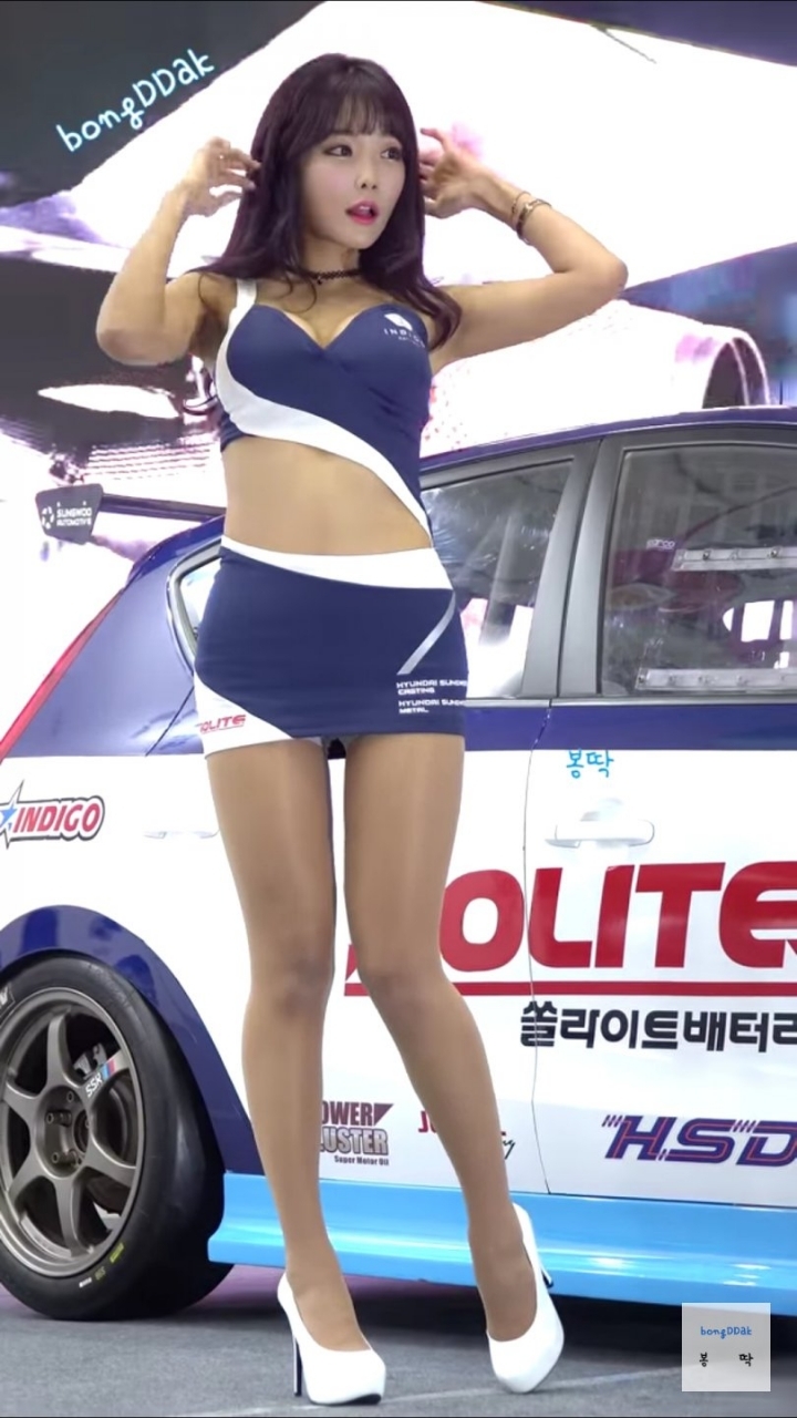 홍진영 닮은 레이싱걸 | 인스티즈