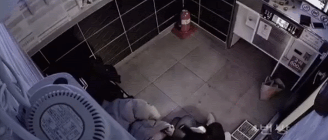  노래방에서 의식 없는 여자를 성추행 몰카 CCTV.gif | 인스티즈