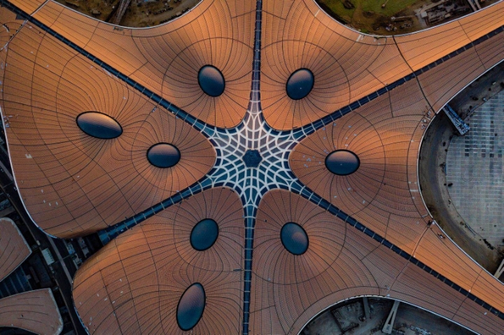 중국에서 짓고있는 공항 jpg | 인스티즈