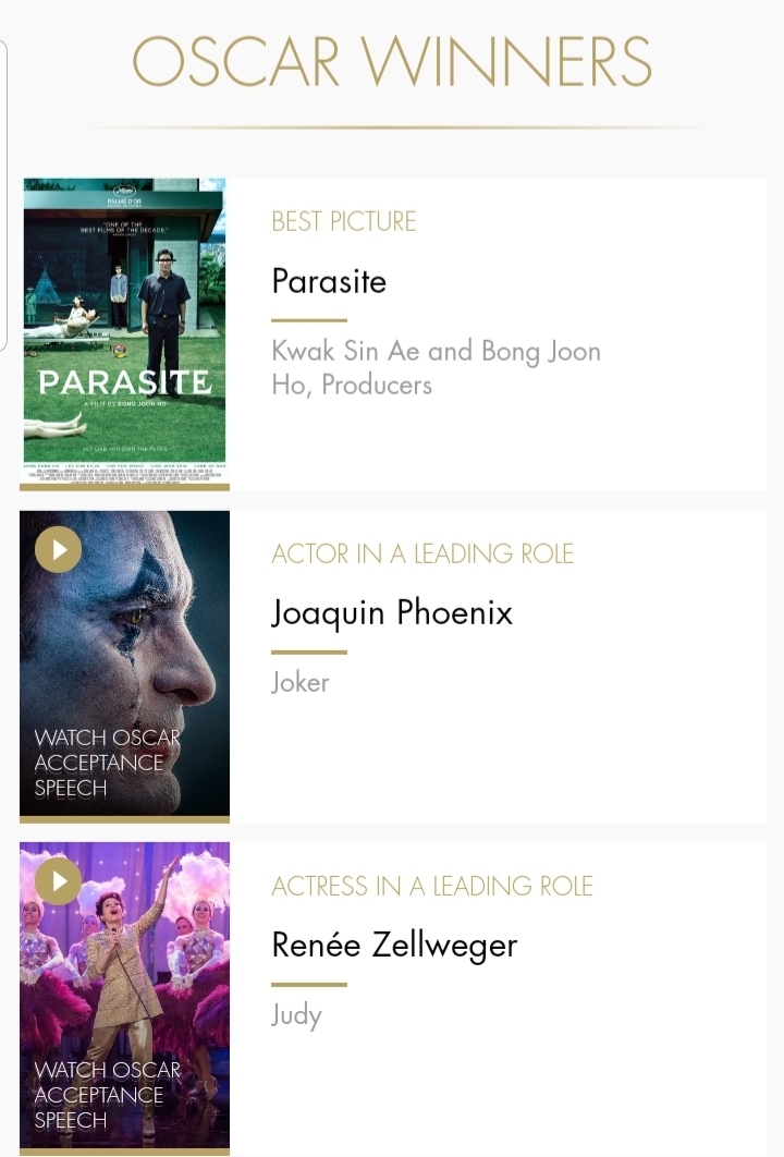 92회 아카데미 수상식(오스카) | 인스티즈