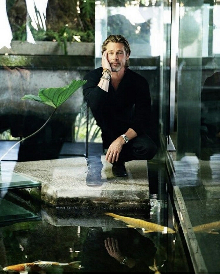 브래드 피트 최근 인터뷰 사진들 | 인스티즈
