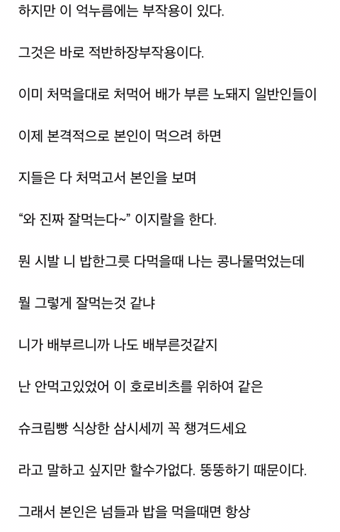 뚱뚱한데 많이 안먹는 블로거 | 인스티즈