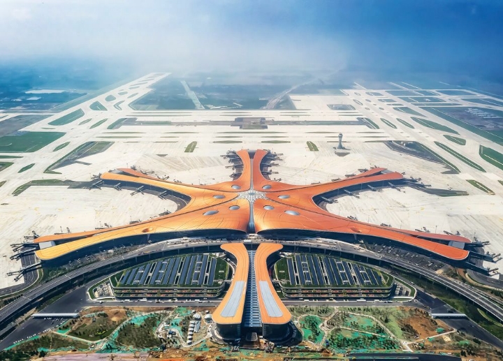 중국에서 짓고있는 공항 jpg | 인스티즈