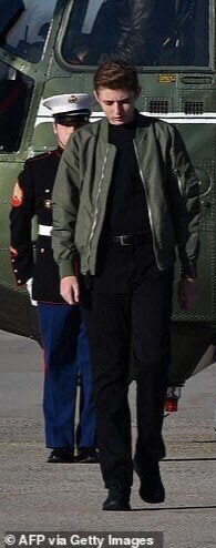 키 200cm 넘는 트럼프 막내 아들.jpg | 인스티즈