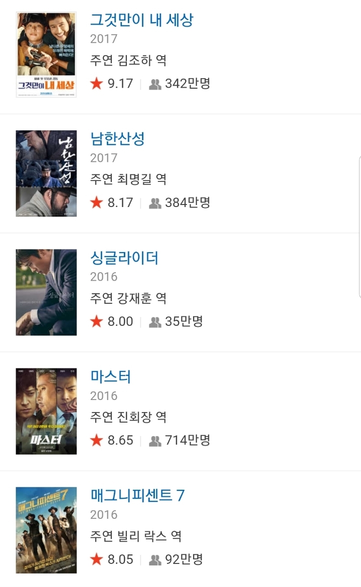 이병헌 영화 중 최고의 작품 3대장을 뽑는다면?.jpg | 인스티즈