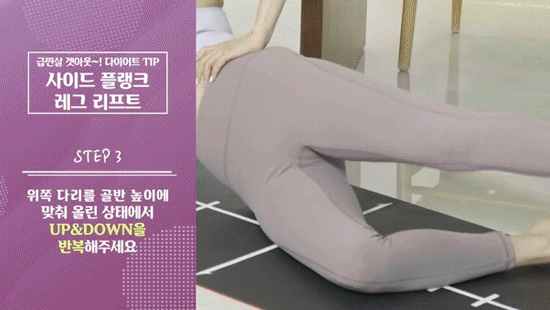 사이드 플랭크 레그 리프트 | 인스티즈