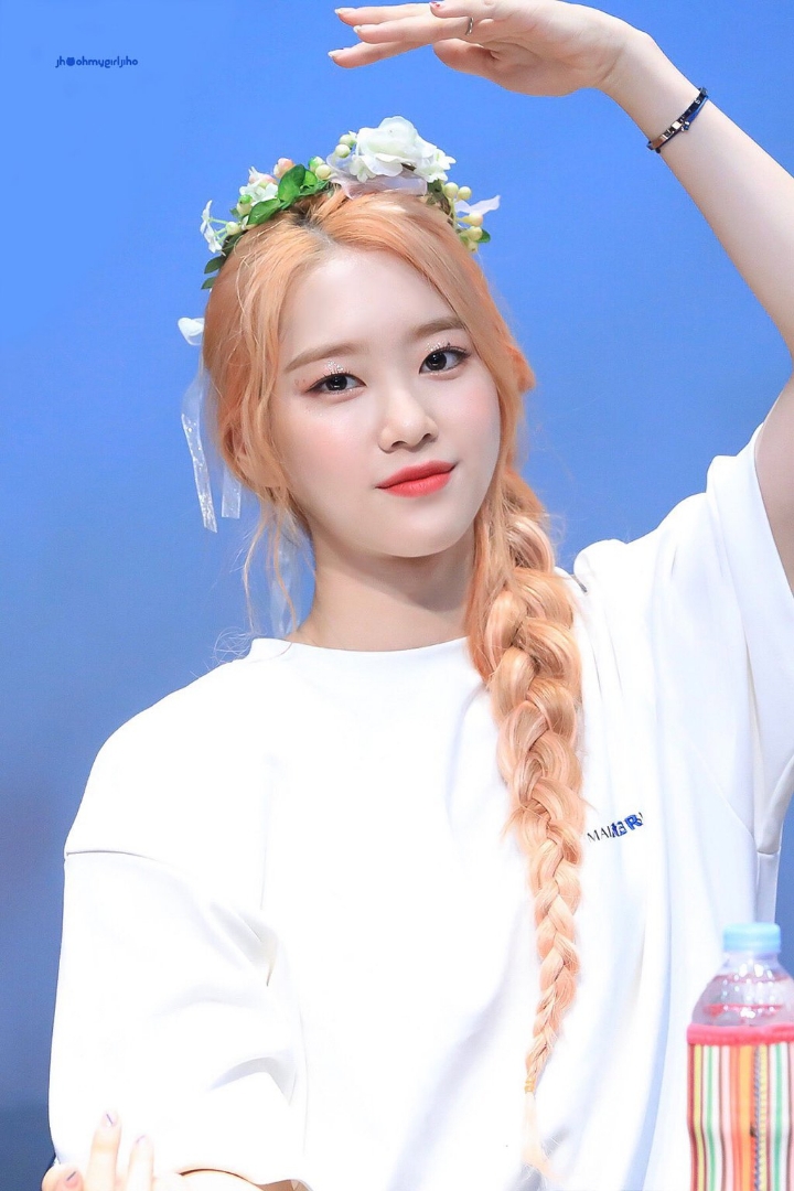 오마이걸 지호 금발vs흑발 | 인스티즈