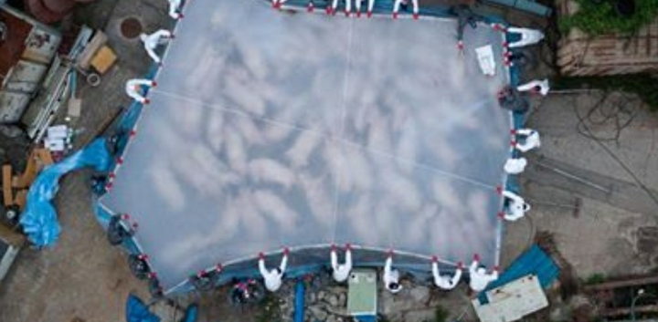 하늘에서 내려다본 파주 돼지 살처분 현장 | 인스티즈