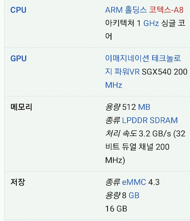 9년 전 갤럭시 s1 스펙 | 인스티즈
