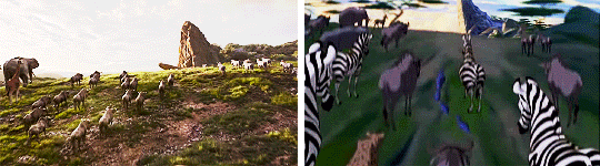 라이온킹 1994/2019 비교.jpgif | 인스티즈