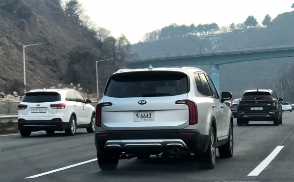 기아차 텔루라이드 국내 테스트카 | 인스티즈